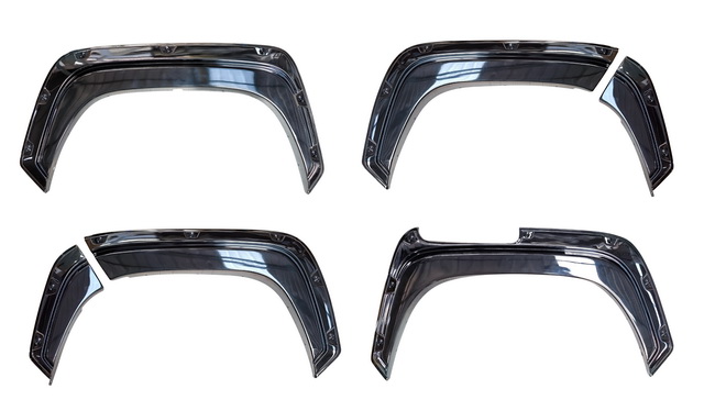 FENDER FLARE OFFROAD (STD) 7'' JET BLACK D/C